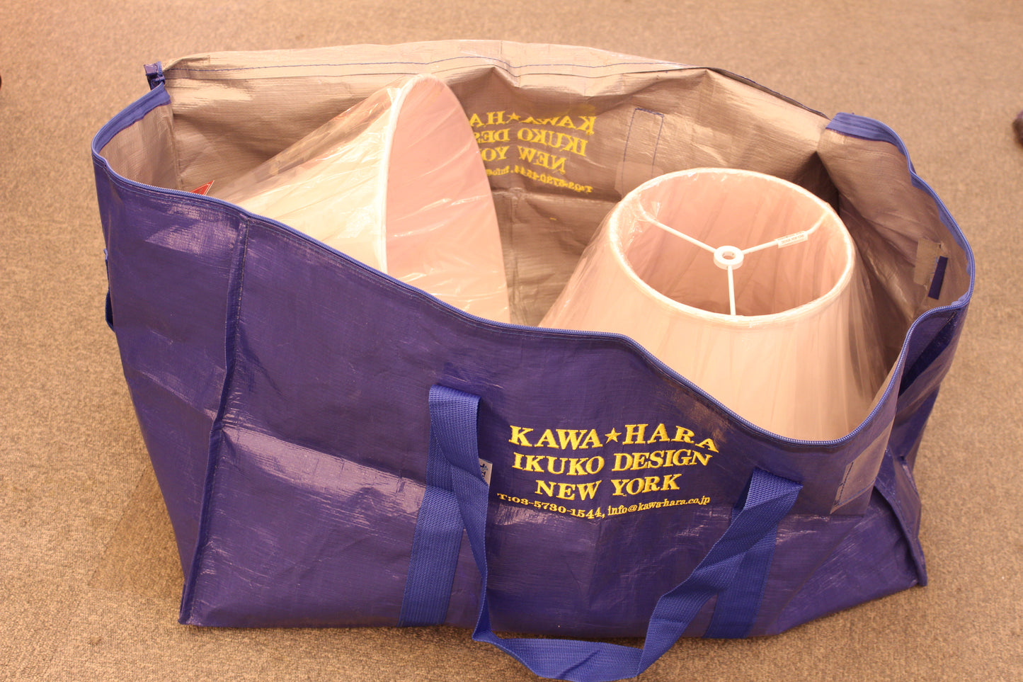 KAWAHARA original blue bag