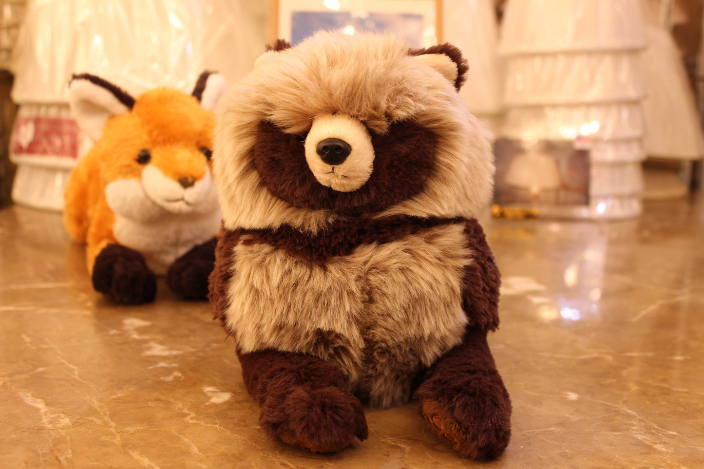 healing animal  stuffed toy #raccoon dog,#fox,#wolf