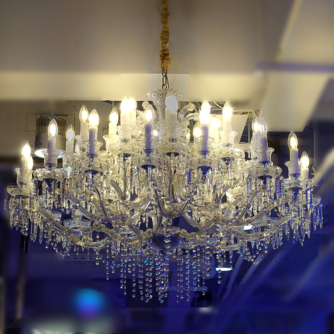 大型クリスタルシャンデリア＜マリア＞　Maria teresa  crystal chandelier#c-02